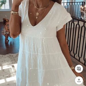 Socialite tiered babydoll dress